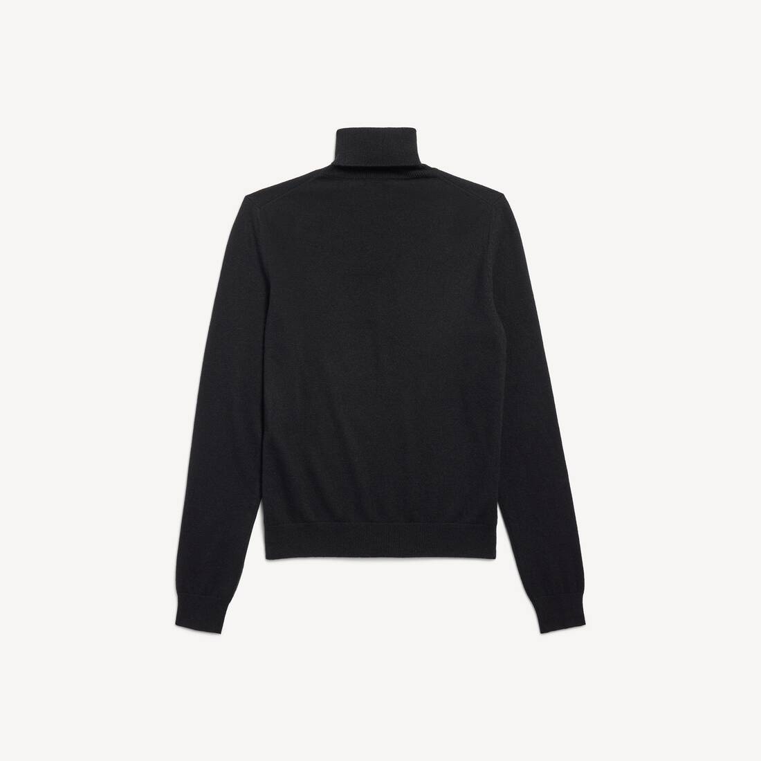 Pullover Dolcevita Standard da Uomo in Nero | Balenciaga Italia IT - Image 2
