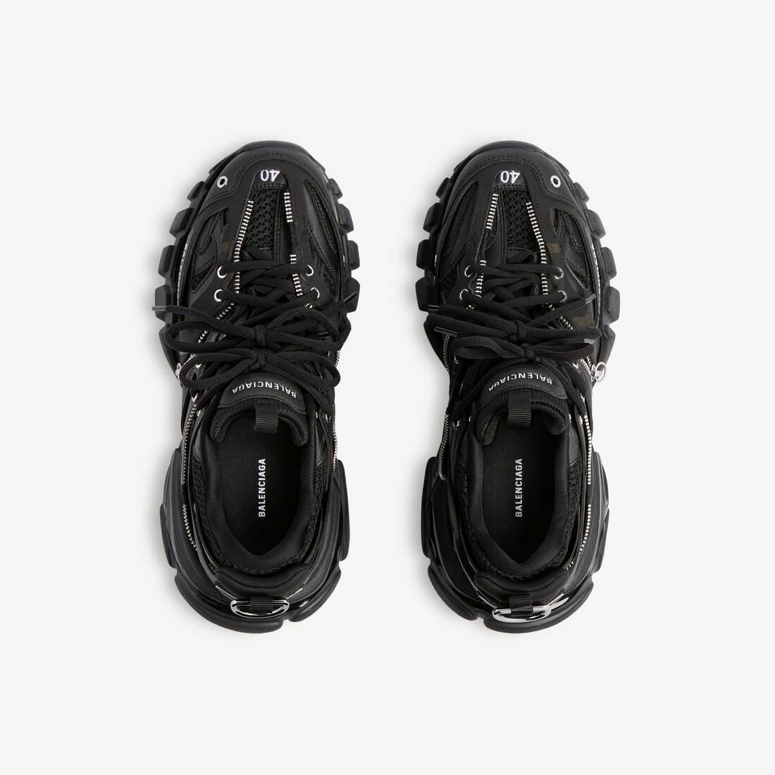 Women's Track Zip Sneaker in Black | Balenciaga Australia EN - Image 4