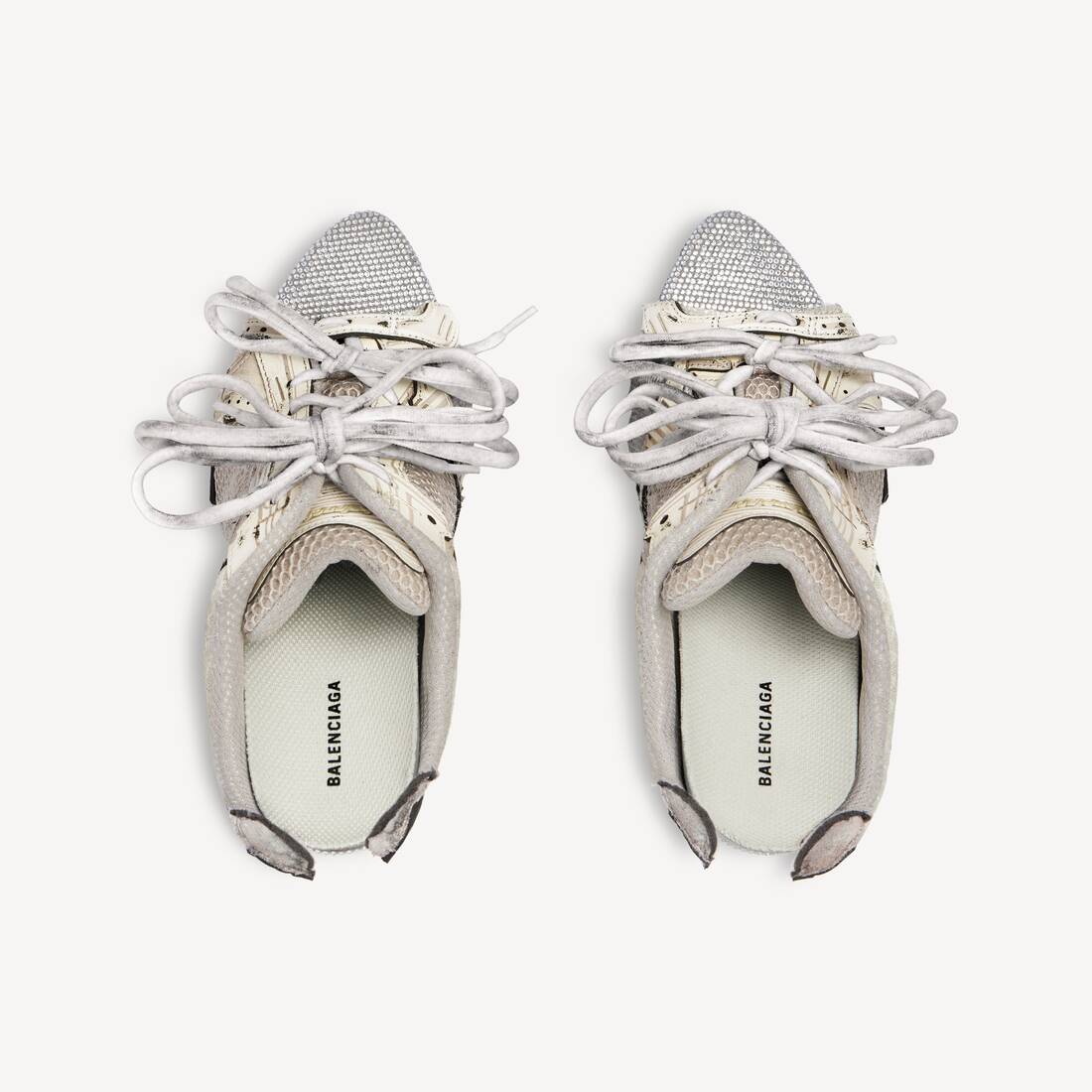 Sandale &Agrave; Talon Stapler pour Femme en Gris | Balenciaga France FR - Image 6