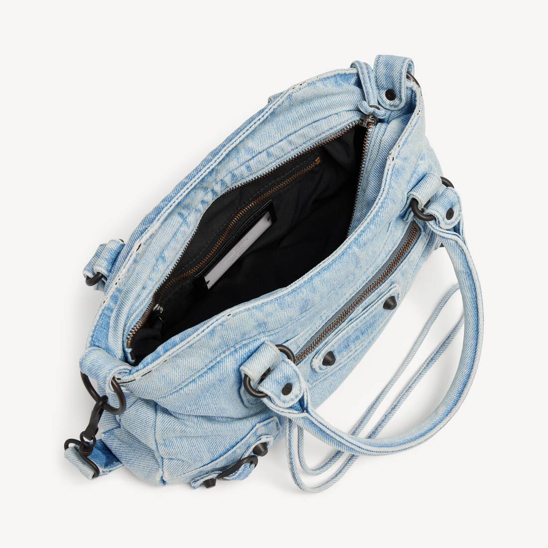 Women's Le City First Bag in Light Blue | Balenciaga Australia EN - Image 4