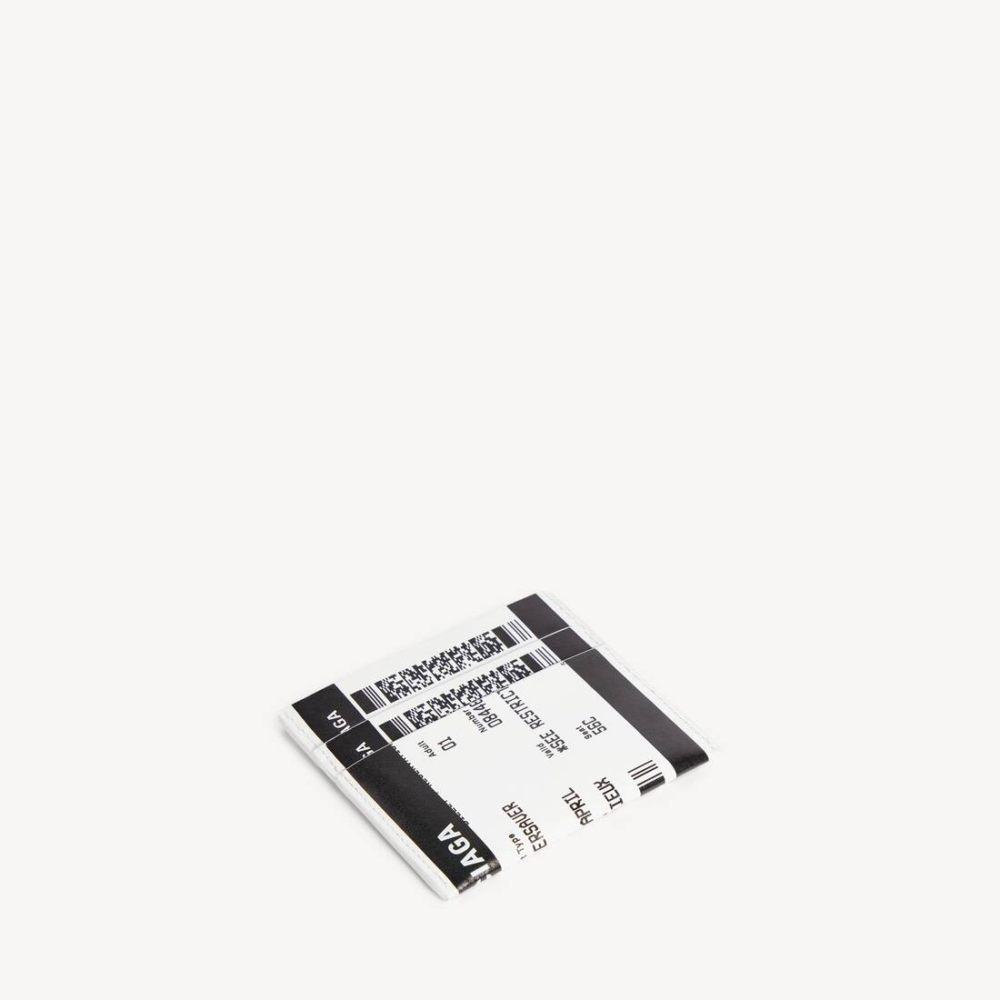 Men's Passport Boarding Card Holder in Black/white | Balenciaga United States EN - Image 2