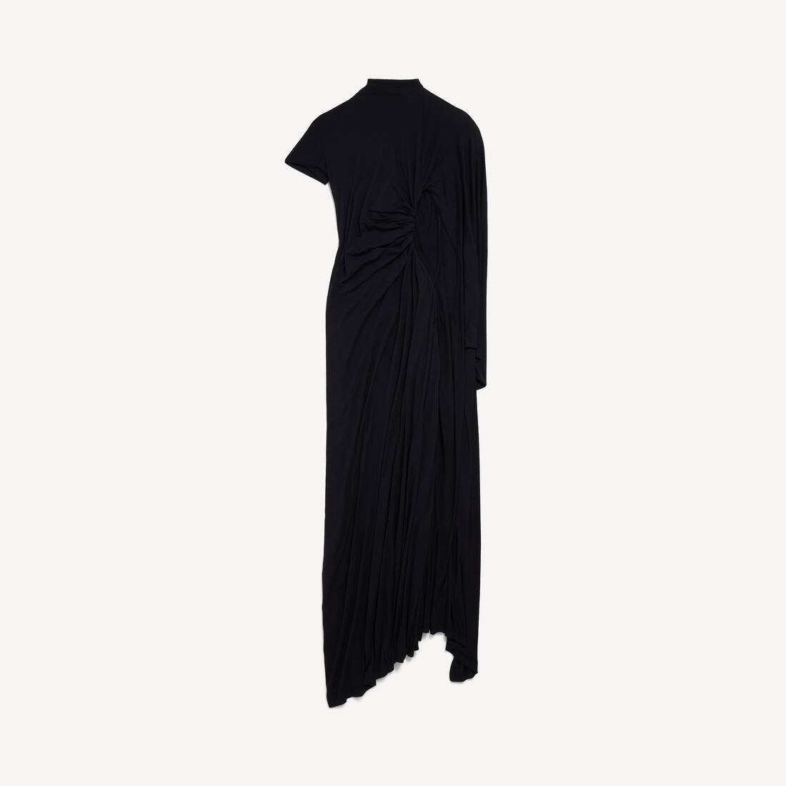 Drapiertes Cape-kleid f&uuml;r Damen in Schwarz | Balenciaga Deutschland DE - Image 2