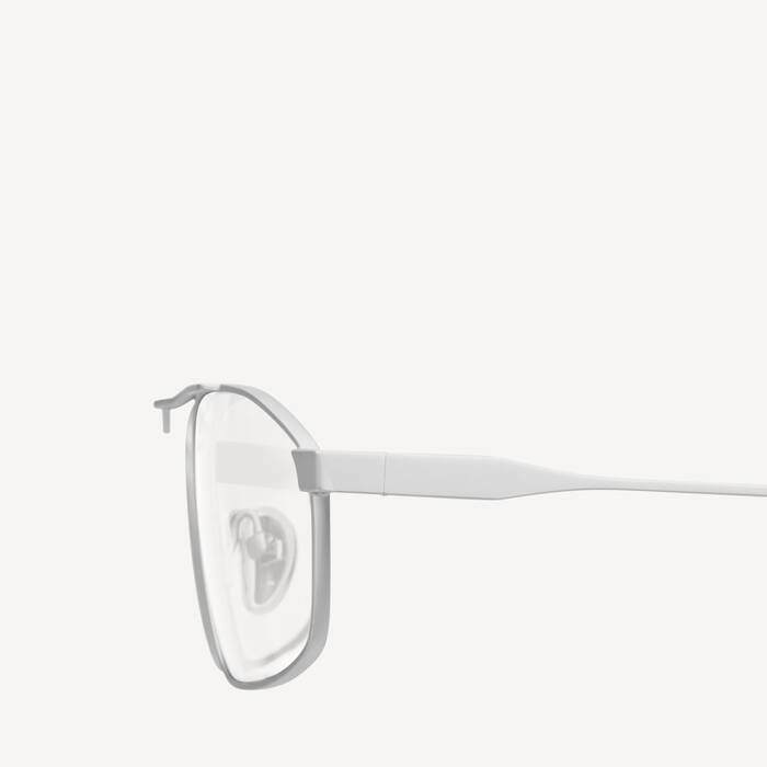 Lunettes De Soleil Tag 3.0 D-frame  pour Homme en Argent - Homme | Balenciaga Monaco FR - Image 2