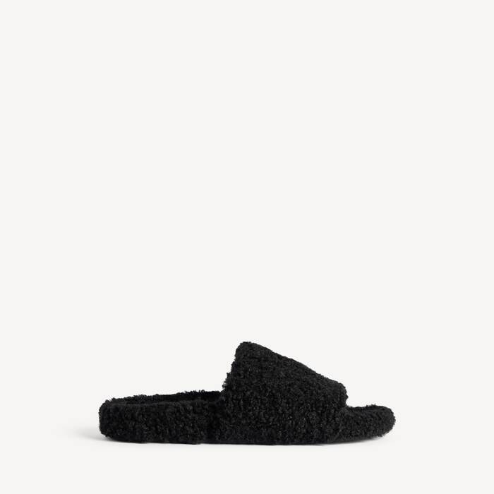 ブラック の メンズ Furry オープンミュール - メンズ | Balenciaga 日本 JA - Image 1