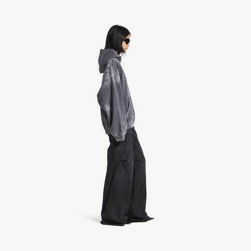 balenciaga back medium fit hoodie 