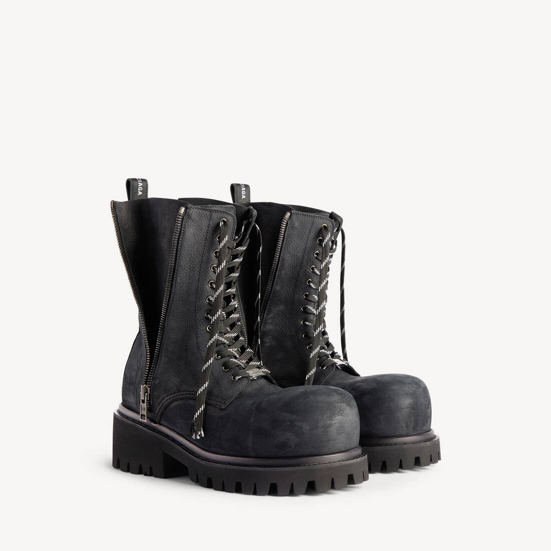 Men's Stomper Zipped Bootie in Black | Balenciaga Netherlands EN - Image 2