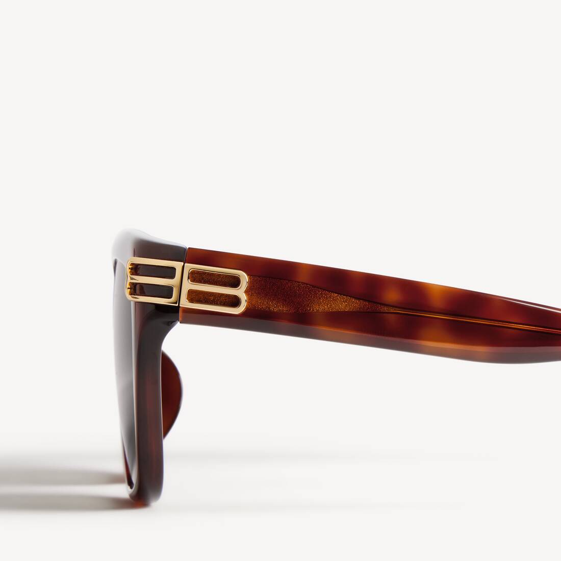 Lunettes De Soleil Carr&eacute;es Af Casino pour Femme en Marron Havana Moyen | Balenciaga Belgique FR - Image 5