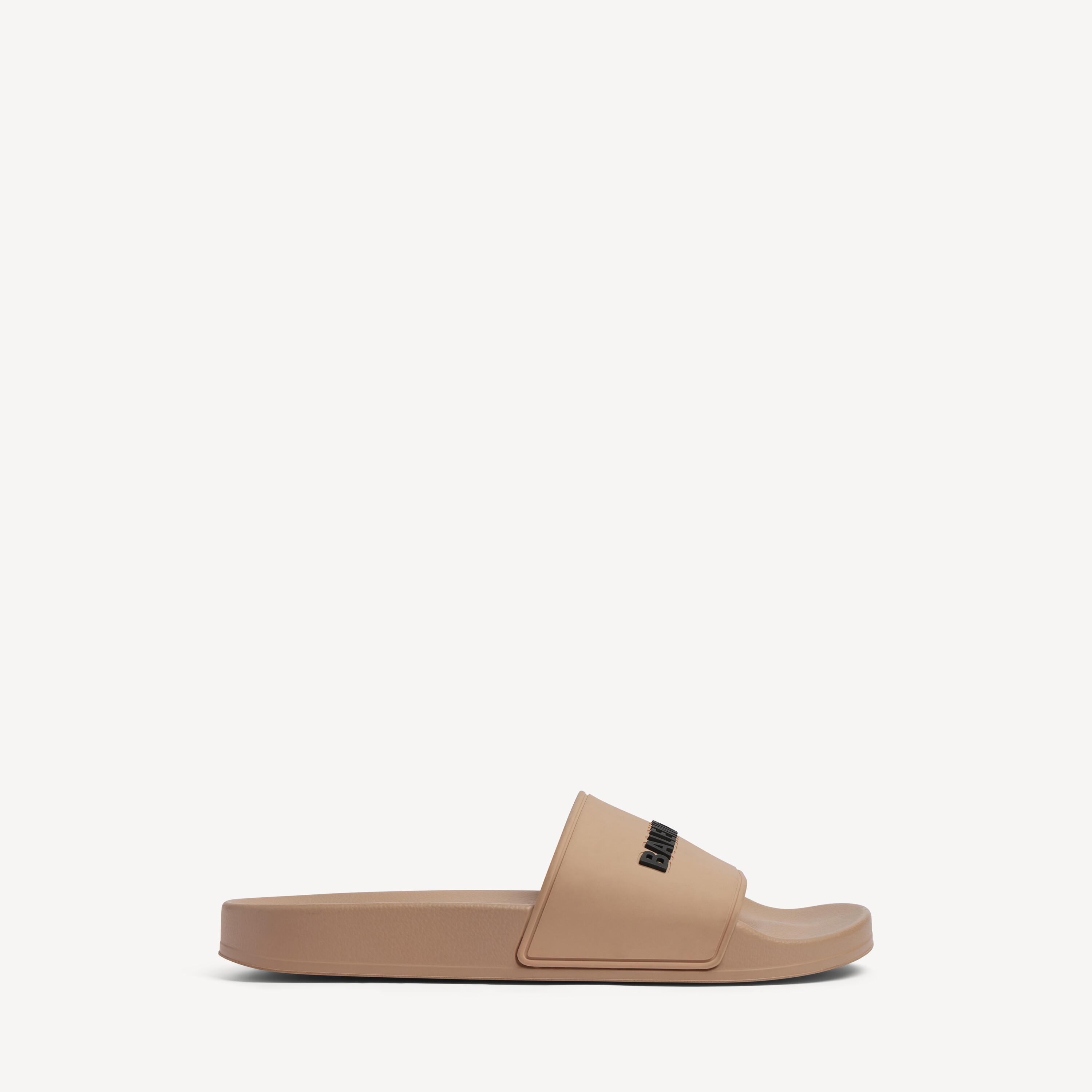 Women's Pool Slide Sandal in Beige | Balenciaga US