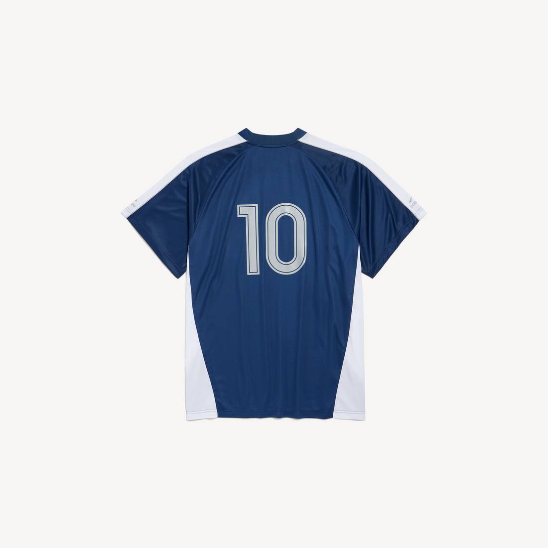 Men's Soccer Oversized T-shirt in Navy | Balenciaga United Kingdom EN - Image 2