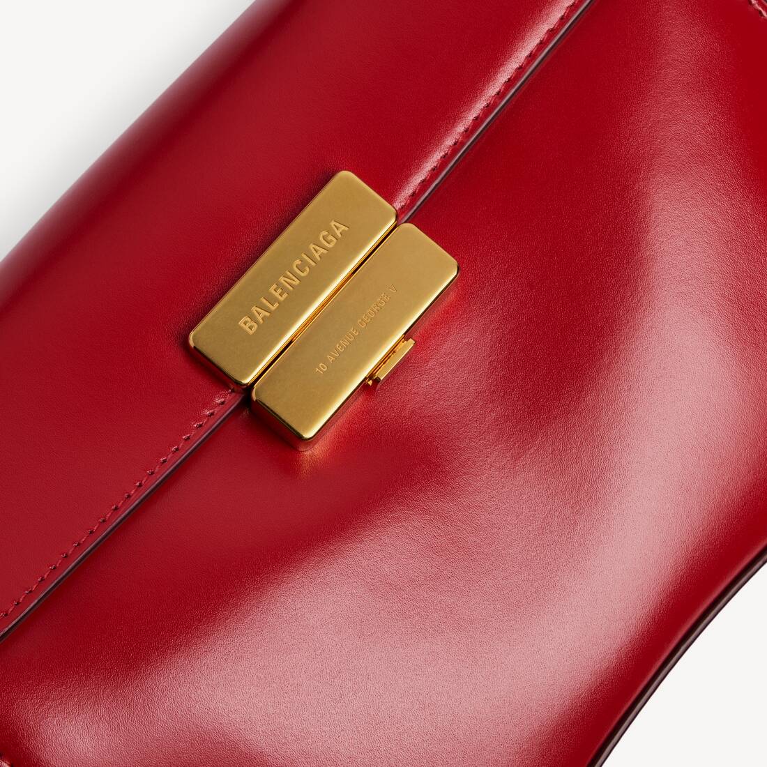 Hourglass Avenue Henkeltasche Klein f&uuml;r Damen in Karminrot | Balenciaga Deutschland DE - Image 6