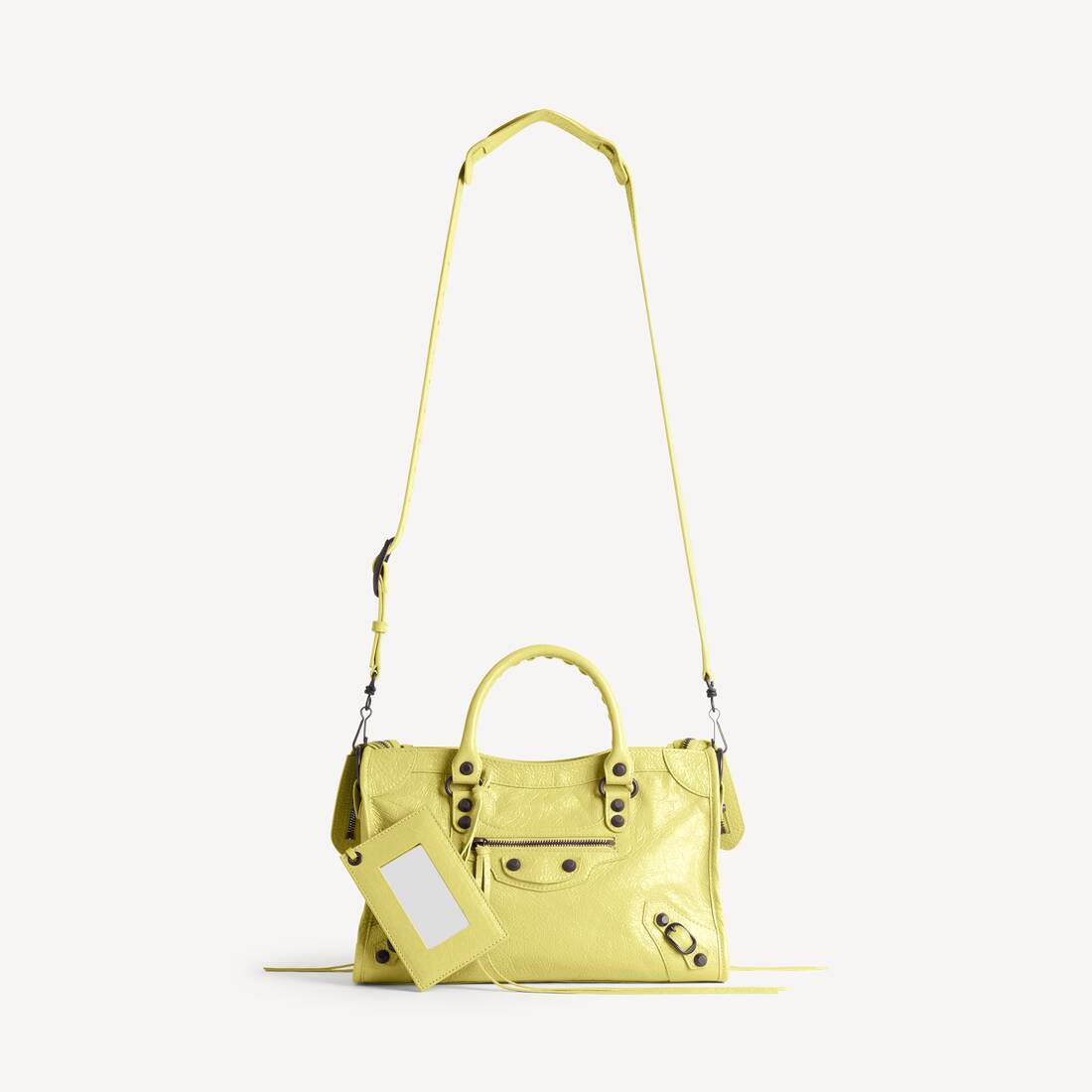 Borsa Le City Piccola da Donna in Limonata | Balenciaga Italia IT - Image 4