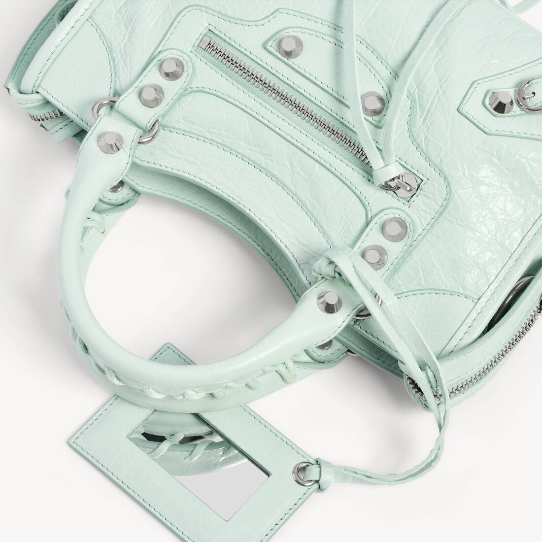 Women's Le City Bag Mini in Almond Green | Balenciaga Greece EN - Image 6