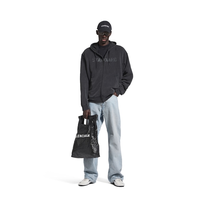 standard オーバーサイズ ジップアップ hoodie