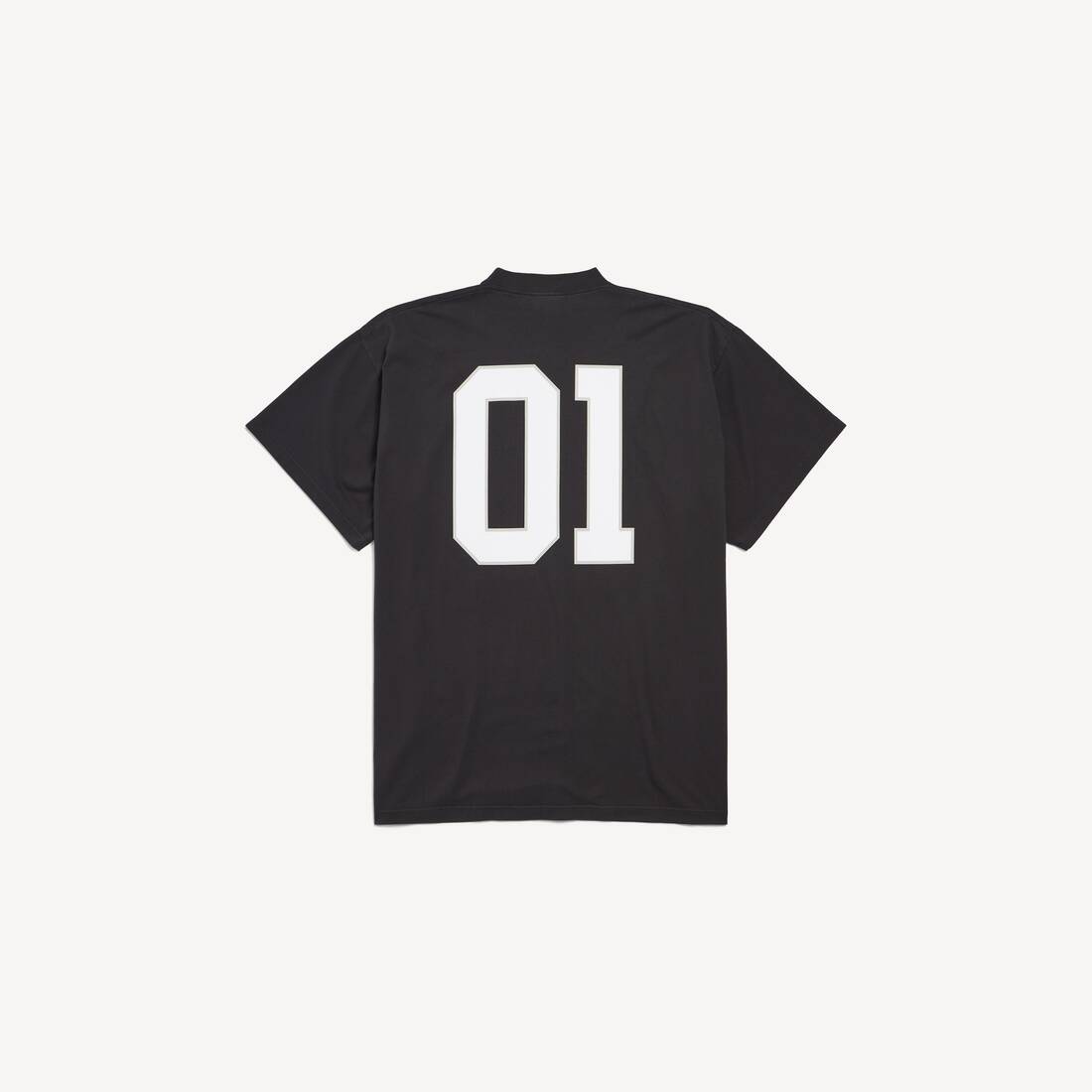 Men's Basketball Series - Oversized T-shirt in Black | Balenciaga Canada EN - Image 2