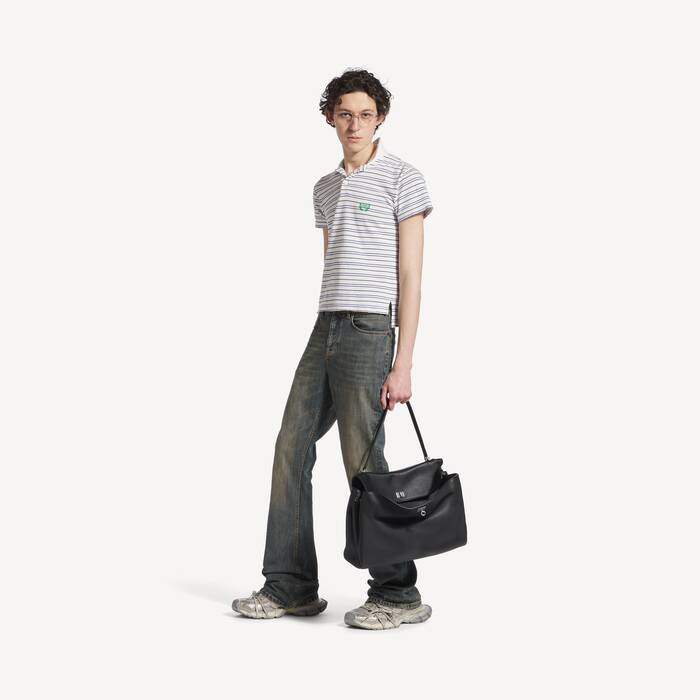 Bootcut Pants in Light Blue | Balenciaga France EN - Image 1