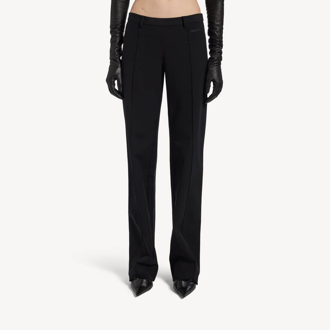Women's Slim Pants in Black | Balenciaga Croatia EN - Image 5