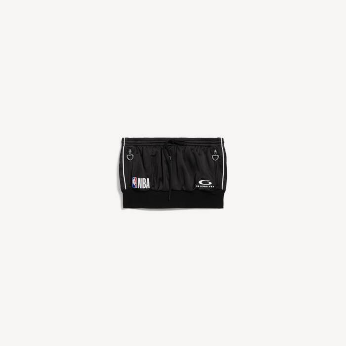 balenciaga | nba collaboration minigonna con ruche