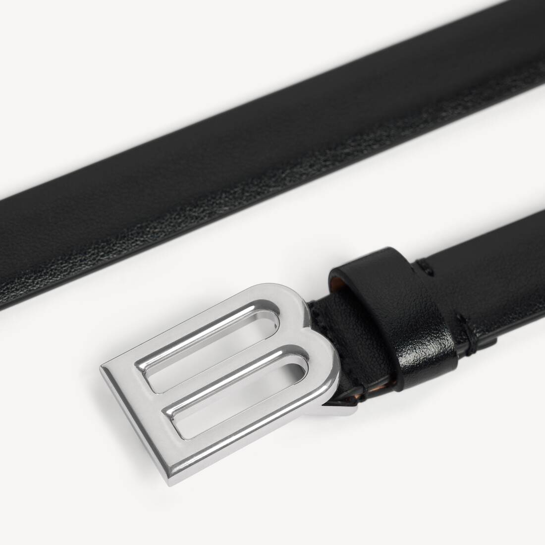 Men's Bolero B Belt in Black | Balenciaga Greece EN - Image 3
