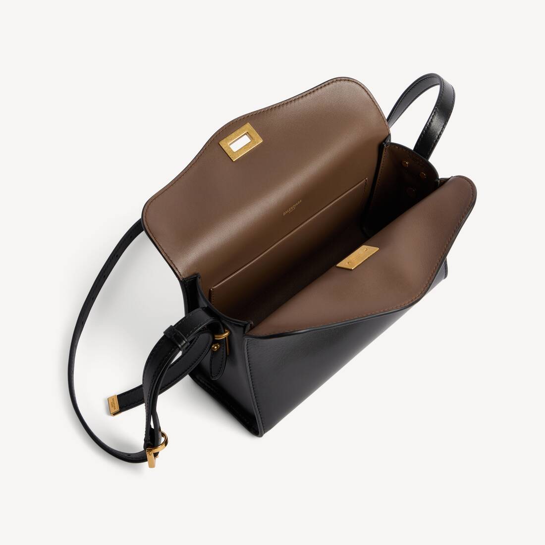 Women's Le 7 Shoulder Nano Bag in Black | Balenciaga Netherlands EN - Image 4