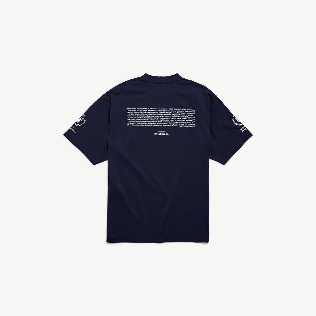 Wfp T-shirt Mittlere Passform f&uuml;r Herren in Marineblau | Balenciaga &Ouml;sterreich DE - Image 2