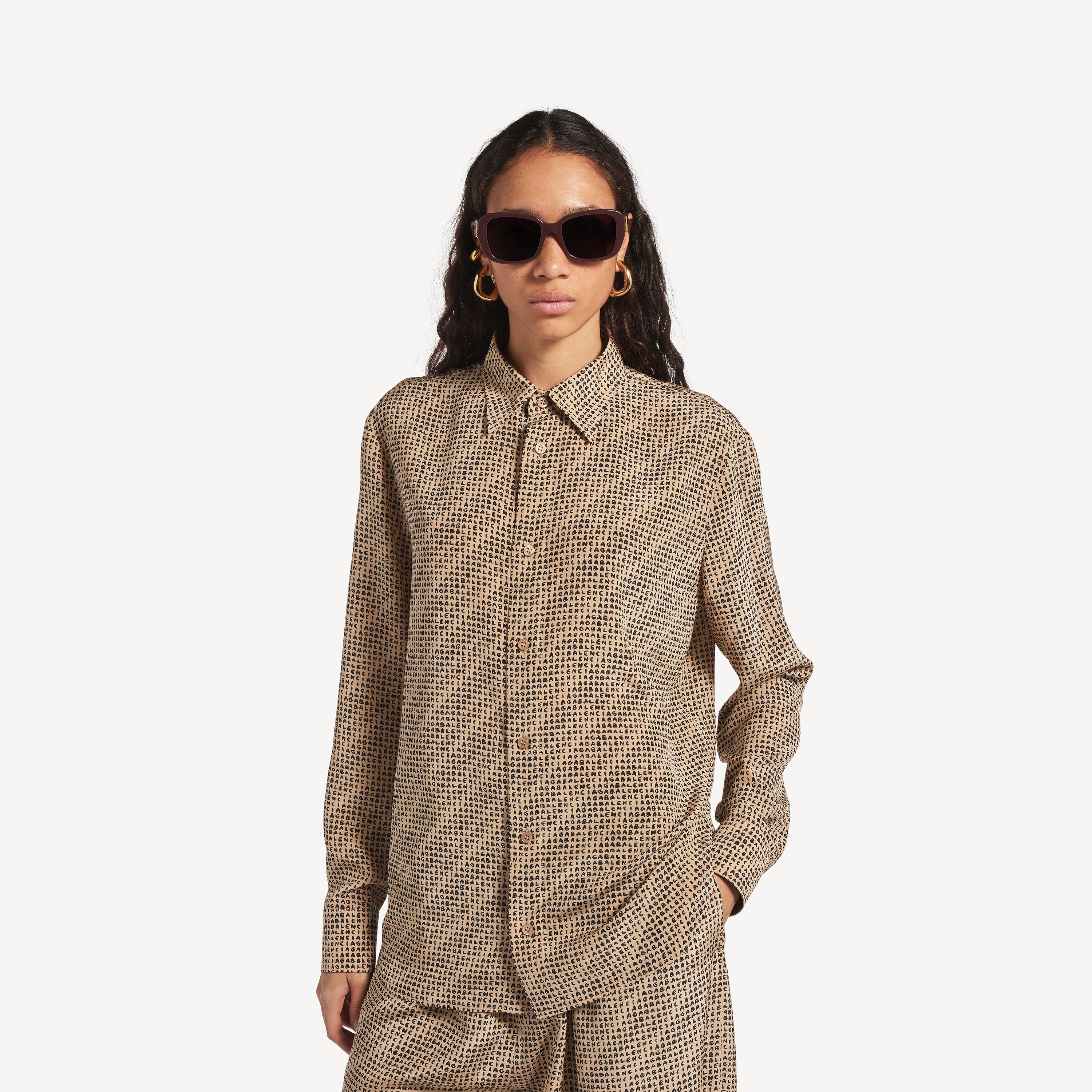 Balenciaga chemise monogram