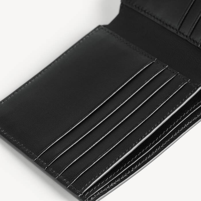 Portefeuille Pli&eacute; Carr&eacute; Le City pour Homme en Noir - Homme | Balenciaga France FR - Image 3