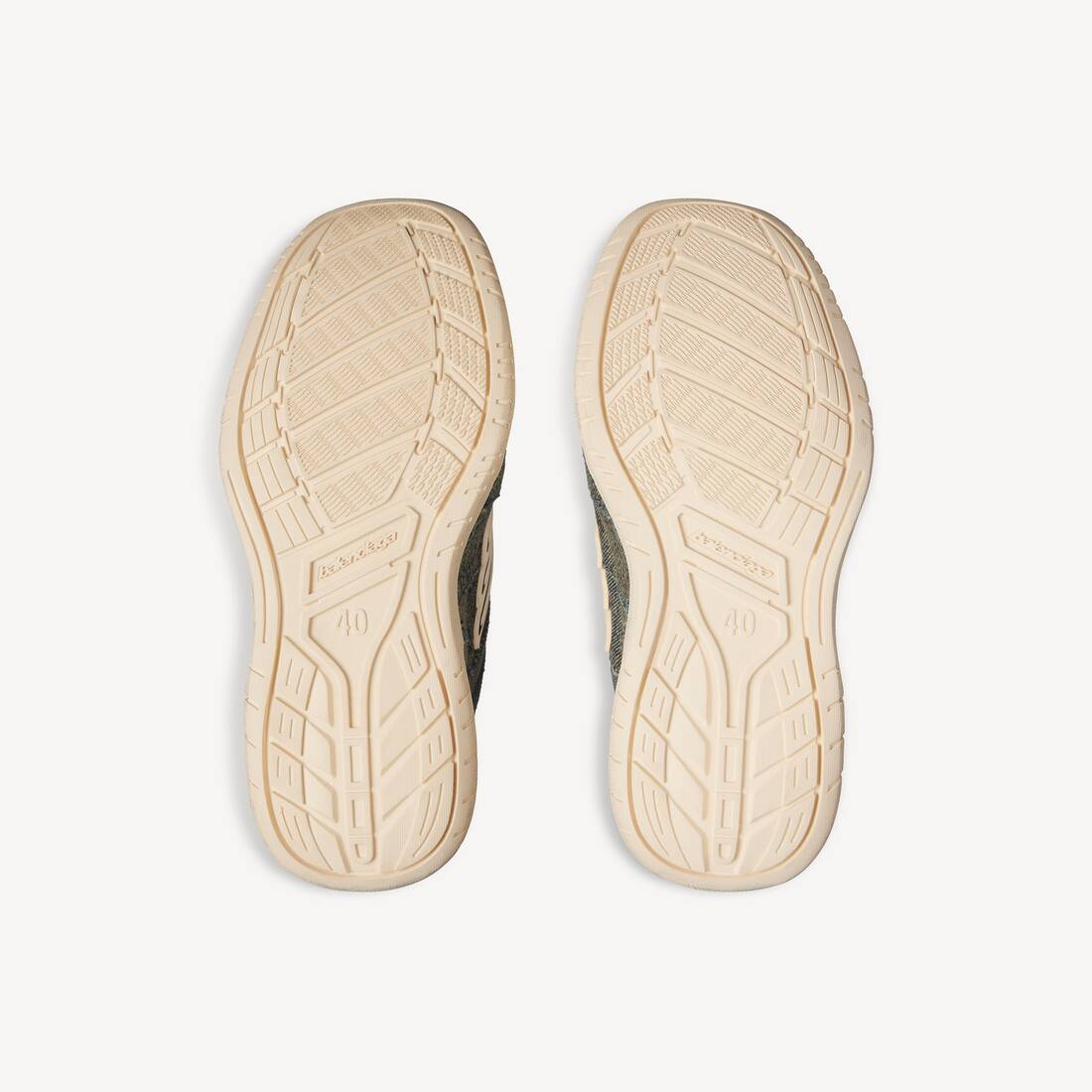 Women's Hamptons Denim Mule in Blue/off White | Balenciaga Italy EN - Image 5