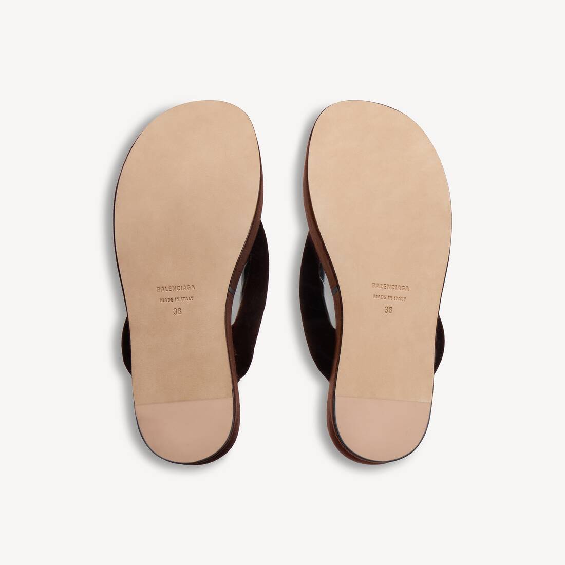 Infradito Gaeta da Donna in Moka | Balenciaga Italia IT - Image 5