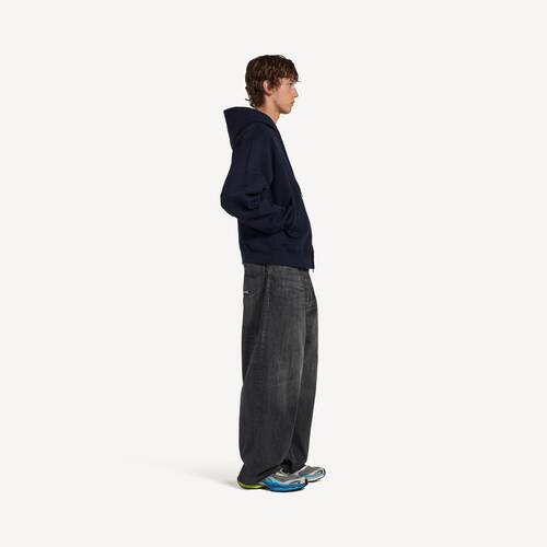 hoodie zipp&eacute; masking tape oversize 