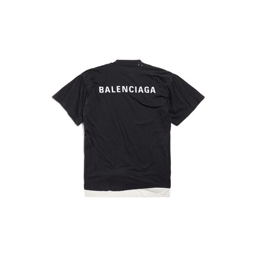 balenciaga back double t-shirt