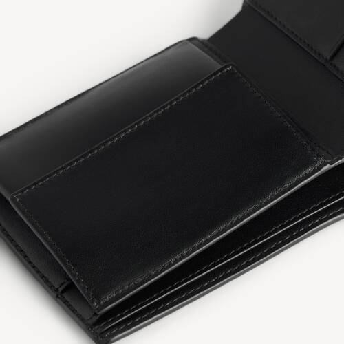 le city business square folded coin wallet