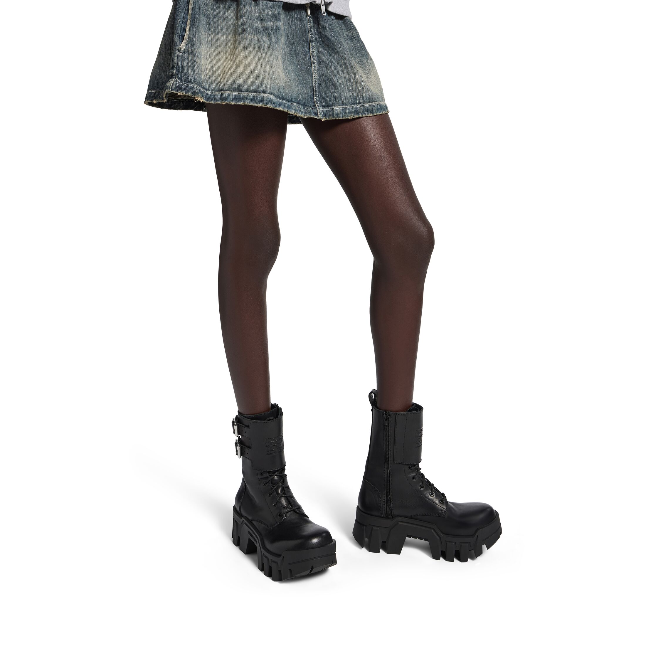 bulldozer combat lace-up boot