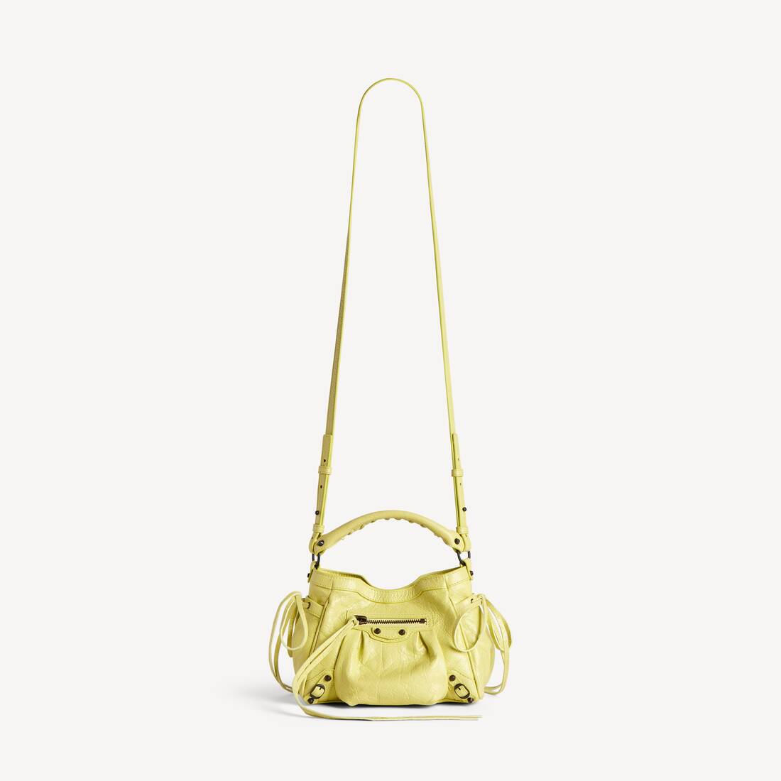 Bolso Cubo Le City Nano para Mujer en Limonada | Balenciaga Espa&ntilde;a ES - Image 4