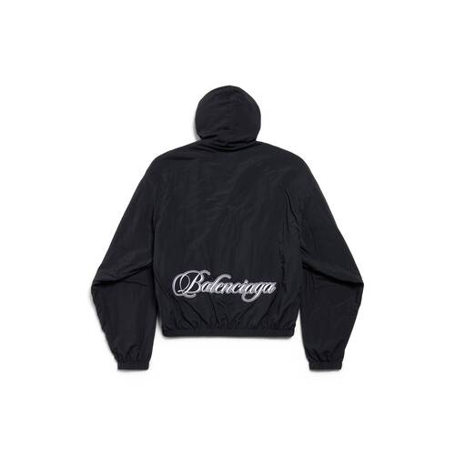 cursive reversible tracksuit jacket