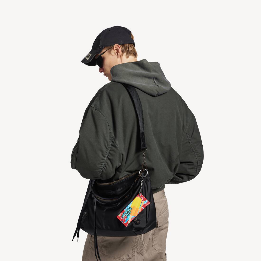 Men's Keychain/charm Snack Pouch in Red | Balenciaga Slovakia (slovak Republic) EN - Image 6