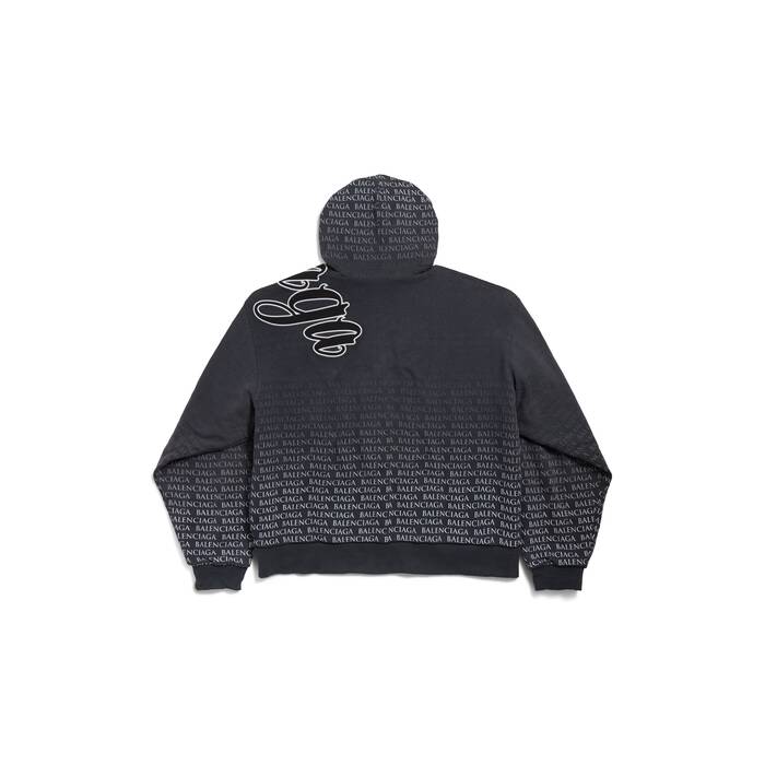 big b オーバーサイズ ジップアップ hoodie