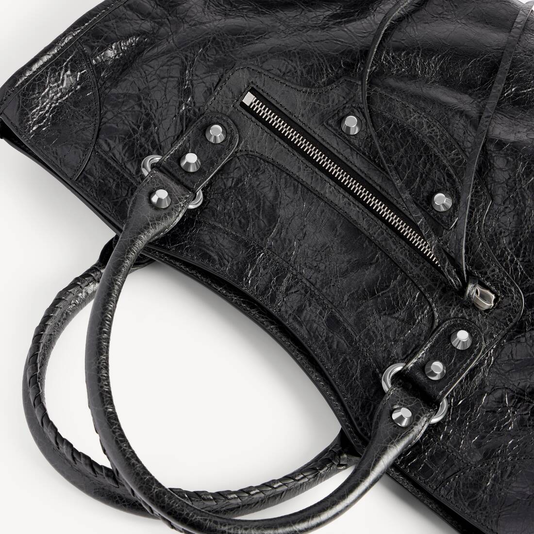 Borsa Le City Media in Nero | Balenciaga Italia IT - Image 6