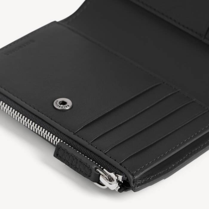 Tarjetero Vertical Plegado Credit para Hombre en Negro - Hombre | Balenciaga Espa&ntilde;a ES - Image 3