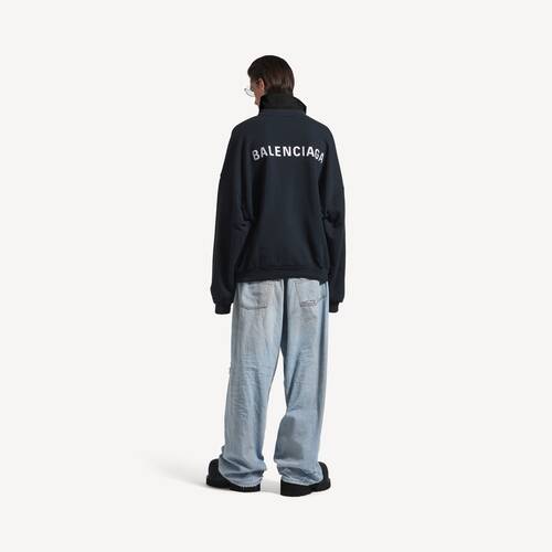 pull &agrave; col chemise rond balenciaga back
