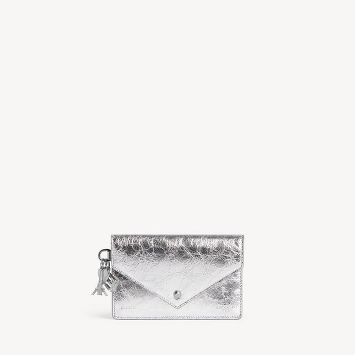 シルバー の ウィメンズ Token ロング コイン&カードホルダー - ウィメンズ | Balenciaga 日本 JA - Image 1