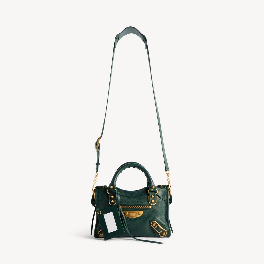 Bolso Le City Uptown Mini para Mujer en Verde Botella | Balenciaga Espa&ntilde;a ES - Image 4