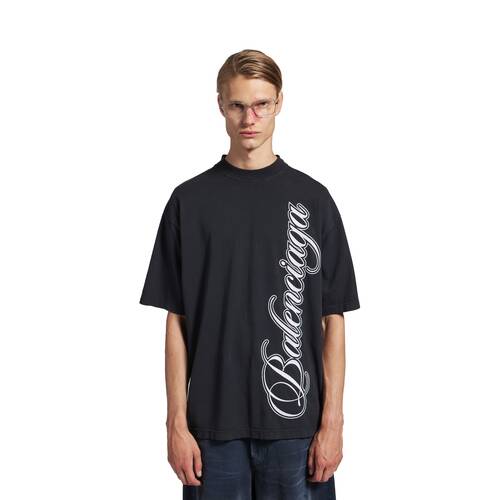 cursive t-shirt mittlere passform