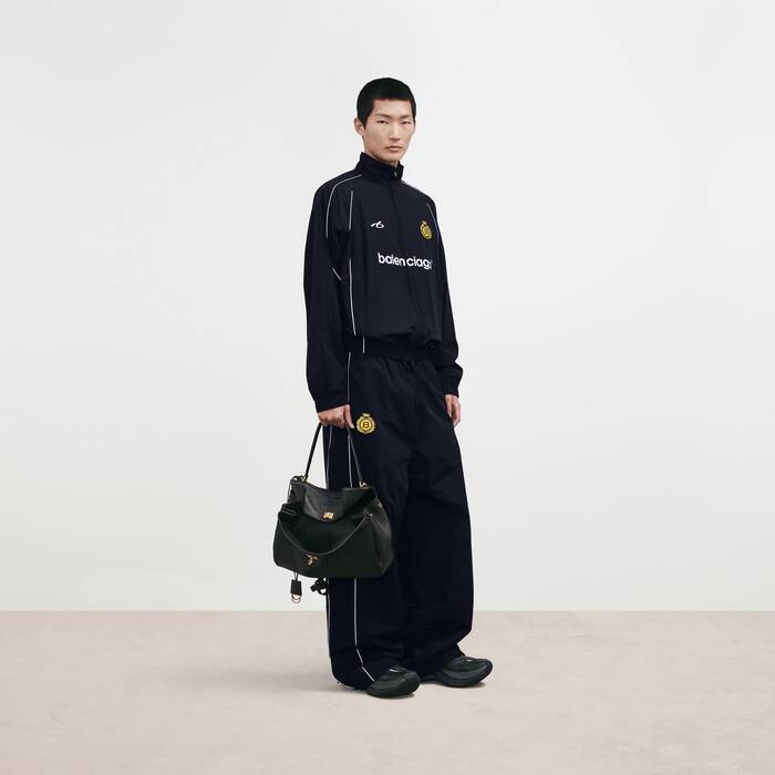 Men's Soccer Baggy Sweatpants in Black - Men | Balenciaga Australia EN - Image 1