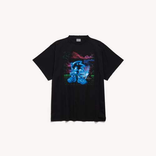 balenciaga | sega sonic the hedgehog oversized t-shirt