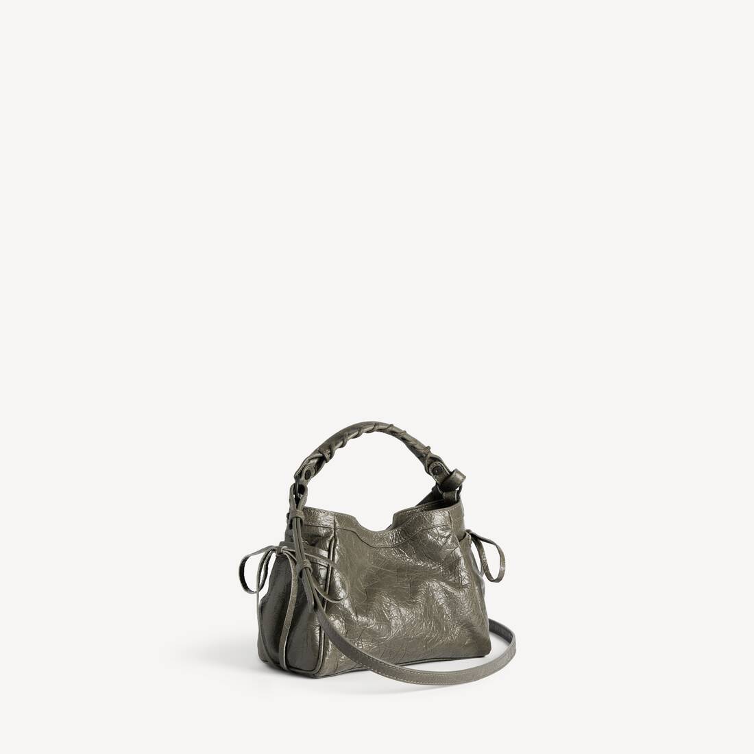 Bolso Cubo Le City Nano para Mujer en Verde Militar | Balenciaga Espa&ntilde;a ES - Image 3
