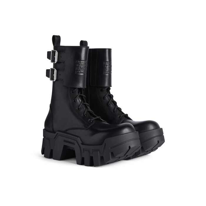 bulldozer combat lace-up boot