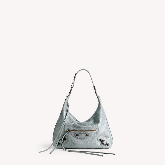 Women's Le City Hobo Bag Small in Blue Grey - Women | Balenciaga United Kingdom EN - Image 1