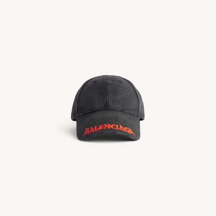 Men's Logo Cap in Black - Men | Balenciaga Netherlands EN - Image 1