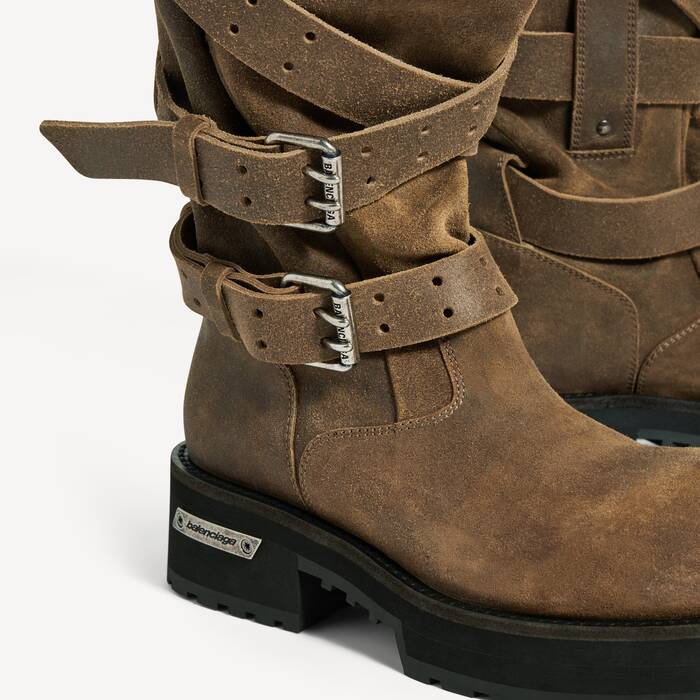 Bota Venom para Mujer en Tostado - Mujer | Balenciaga Espa&ntilde;a ES - Image 3