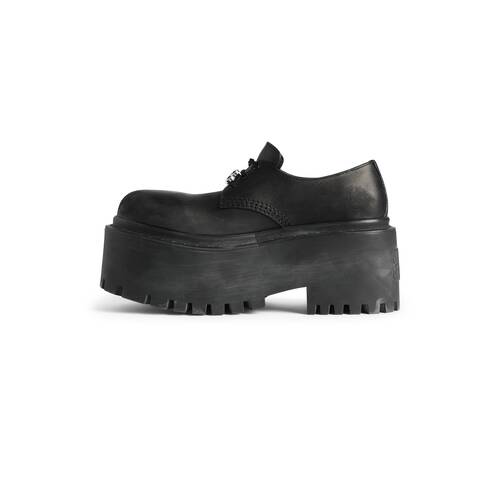 strike挂饰厚底德比鞋